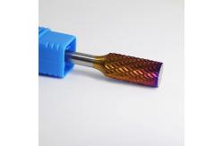 China Drill Bits Electric Cutter Tools Tungsten Blue Nano Copper Coating Carbide Burrs supplier