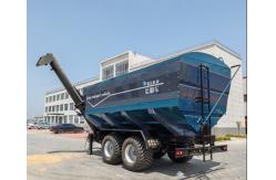 China Traction Folding Arm Grain Transporter 28 Cubic Meter For Crops supplier