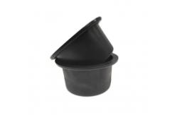 China Custom Cloth Iserted Fabric Wrapped Laminated Rubber Rolling Diaphragm Seal Valve Rubber Diaphragm supplier