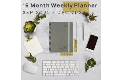 China 8.75''X6.5'' Weekly Planner 2023 2023 With Monthly Tab Hourly Schedule supplier
