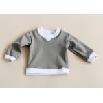Neutral Kids Fleece Sweatshirt Set Printed Loungewear Sweatpants 2 PCS Pullover Sweat Shirt