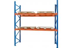 China Steel Heavy Duty Rack System , Warehouse Stackable Storage Shelves supplier