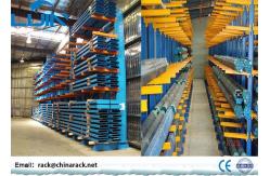 China Adjustable Cantilever Racking Systems , Cantilever Steel Rack Loading 2500kg / Arm supplier