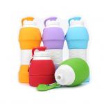 Eco Friendly 580ML Unique Squeeze Silicone Sports Bottle for sale