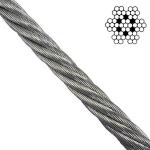 Galvanized Steel Wire Rope for Overhead Applications OEM Accepted Range of Application