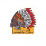 Merrowed Iron On Embroidered Patches For Military Troop Events for sale