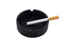 China Black Silicone Ashtray Eco Home Use Durable And Long Lasting supplier