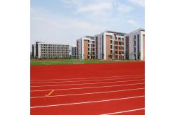 China Anti Yellowing Synthetic Outdoor Flooring Runway Durable For School supplier