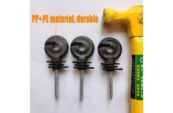 China Screw In Electric Fence Insulators Ring Post Wood Pasture Garden Accessories supplier