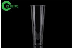 China Sturdy Reusable Clear Plastic Cups With Lids For Beverage 1000ml High Stiffness supplier