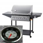 Irregular Shape Grill Thermometer 150℉ To 600℉ Silver Color Used On Oven for sale