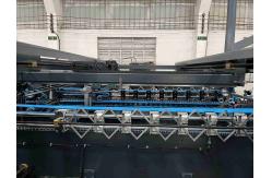 China Fully Automatic Carton Folder Gluer  Stitcher Machine With Suction Belt Feeding supplier