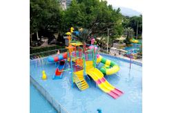 China Customized Water Play Structures For Children With Water Features And Water Pumps supplier
