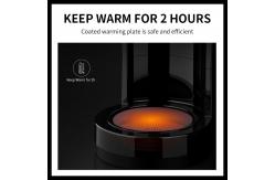 China Auto Pour Over Stainless Steel Drip Coffee Maker 1.8L 12 Cup Black supplier