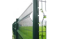 China 1530MM High 3D Welded Wire Fence , PVC Coated Welded Mesh Fencing supplier