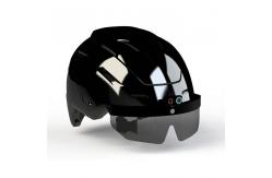 China Face Recognition Thermometer Smart Temperature Measuring Helmet supplier