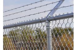 China Height 2.5m Silver Farm Diamond Chain Link Fence supplier