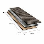 Veneer MDF PET Sound Absorbing Wood Panels Advanced Acoustic Engineering For Noise Reduction Reverb Control for sale
