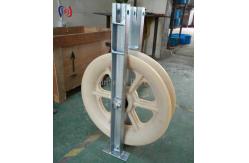 China Tandem Cable OPGW Stringing Tools Cable Pulley Block Customizable Nylon Sheave supplier