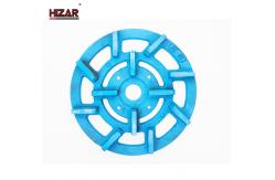China 9'' 23cm No120 Grit Diamond Grinding Cup Wheels Concrete Grinding Disc 20cm Hole supplier