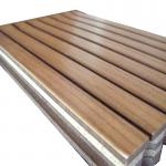 MDF Wooden Grooved Acoustic Panel Noise Reduction ASTM Fireproof Material for sale