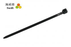 China Black Tensile Strength 8kg UL94V2 80mm Bulk Cable Ties supplier