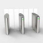 CNC Laser Cutting Ticket Reader Sliding Gate Turnstile 0.2 Seconds