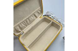 China Multi Slot Vogue Foldable Sunglasses Case Hard PU Leather Portable Organizer supplier