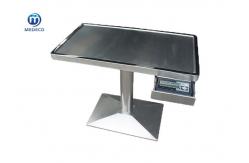 China Stainless Steel Column Weighing Veterinary Operating Table ISO supplier