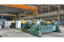 China 100mm/Min 700t Welding Turning Roller Motorized Bogie Steel Wheel supplier