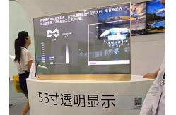China 55 Inch Transparent OLED Screen , Multifunctional Foldable OLED Display supplier