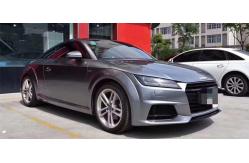 China Bubble Free Swipeable Gloss Car Vinyl Wrap Titanium Steel Grey supplier