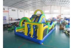 China Vertical - Rush Inflatable Obstacle Course For Children And Adults supplier