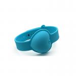Heart Shaped Silicone Hand Sanitizer Bracelet for sale