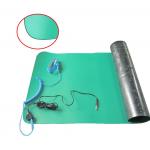 Green 1.2mx10m 2mm ESD Antistatic Rubber Mat For Workbench Table for sale