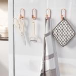 Easy to Install Adhesive Hooks for No-Drill Hanging in Kitchen