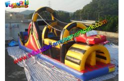 China Popular Car Inflatables Obstacle Course , Tunnel Inflatable Obstacle With Lead Free supplier