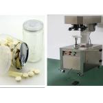 Motorized stainless sealing frozen Food Packaging machinery for tin can 140kg for sale