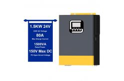 China Overload  Protection 1.5KVA 1500W Solar Inverter Inbuilt 40A MPPT Charge Controller supplier