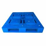HDPE Solid Top Plastic Pallets Blue 48*40IN for sale