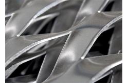 China Mesh Size 100mm Gray Expanded Plate Mesh Metal Sheet supplier