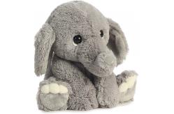 China No Fading Gray Polyester Long Plush Elephant Toys supplier