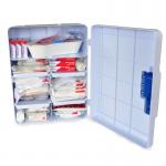 Modular Workplace First Aid Supplies Kit Equipment 3 Shelf Hotels 39x30x16cm for sale