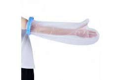 China FDA Transparent OD15.5cm Waterproof Cast Cover For Shower supplier