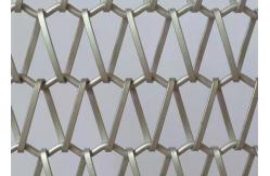 China Metal Ceiling Expanded Architectural Wire Mesh Width 2.0m Square Hole supplier