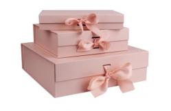 China 4cm Height SGS Paper Folding Gift Box , 35cm Width Cardboard Gift Boxes supplier