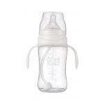 Transparent Silicone Nipple PP products infant feeding bottles Screen Printing for sale