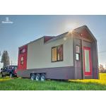 Light Steel Structure 2 Floors Prefabricated Tiny House On Wheels Traction Type for sale