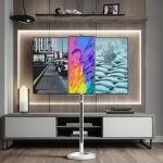 IBoard 27 32 Inch Android 13 In-Cell Touch Panel Smart Tv Lcd Touch Screen Monitor Rollable Moveable Stand Rotate with Battery for sale