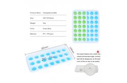 China 92g 95g Food Grade Reusable Silicone Ice Cube Molds supplier
